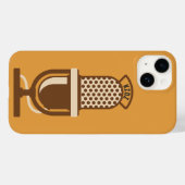 マイクのロゴ無線局名 Case-Mate iPhoneケース (裏面 (横))