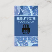 マイクのロゴ | シンガー 名刺 (正面)