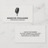 マイクのロゴ 名刺 (正面/裏面)