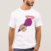 マイクの使用 Tシャツ (正面)