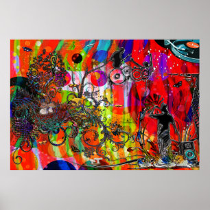 マイクの音楽でないストップを開く ポスター