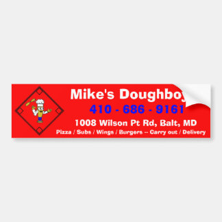 マイクのDoughboysのバンパーステッカー バンパーステッカー