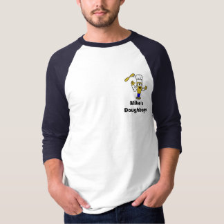 マイクのDoughboysの青い袖のワイシャツ Tシャツ