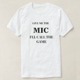 マイクをちょうだい フットボールTシャツ Tシャツ