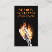 マイクをオン火 名刺 (正面)