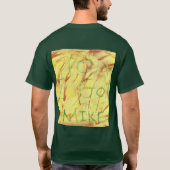 マイクをデザインした。 Tシャツ (裏面)