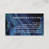 マイクを使う人 名刺 (裏面)