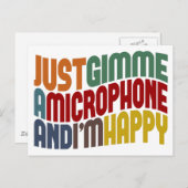 マイクを取り出す ポストカード (正面/裏面)