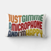 マイクを取り出す ランバークッション (裏面)