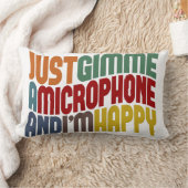 マイクを取り出す ランバークッション (ブランケット)