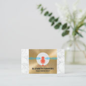 マイクアイコン | ラジオトークと大理石 名刺 (スタンド正面)