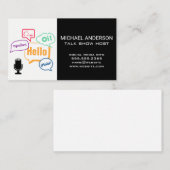 マイクアイコン | 言語 名刺 (正面/裏面)