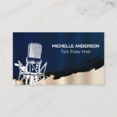 マイクイメージ |ポッドキャスト 名刺 (正面)