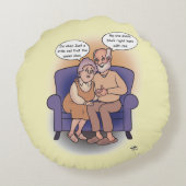 マイクイーンラウンドピロー ラウンドクッション (裏面)