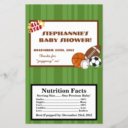 マイクウェーブ ポップコーン ラッパー オールスター グリーン チラシ (正面)