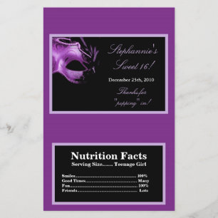 マイクウェーブ ポップコーン ラッパー スウィート16 パープル ライラック チラシ