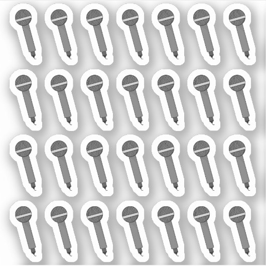 マイクカラオケコンサートPodcast武城プランナー シール (正面)