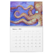 マイククウィン著態度のコレクションを持つ魚 カレンダー (2月 2020)