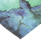 マイククウィン著"危ない水"魚の水彩画 テーブルクロス (アングル)