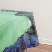 マイククウィン著"危ない水"魚の水彩画 テーブルクロス (インサイチュ)