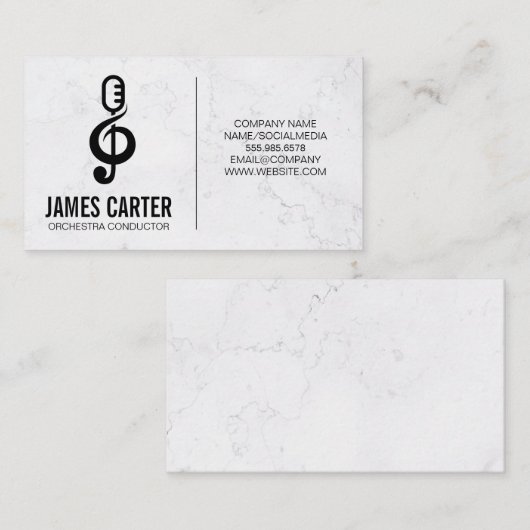 マイクサウンドノートロゴ 名刺 (正面/裏面)