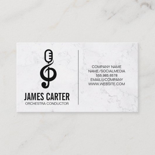 マイクサウンドノートロゴ 名刺 (正面)