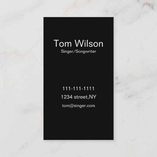 マイクシンガー音楽名刺 名刺 (裏面)