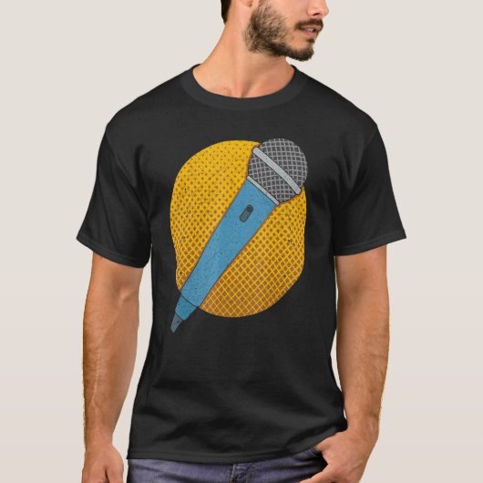 マイクシンガー音楽 Tシャツ (正面)