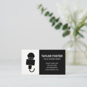 マイクシンガー | トークショーホスト 名刺 (スタンド正面)