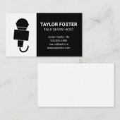 マイクシンガー | トークショーホスト 名刺 (正面/裏面)