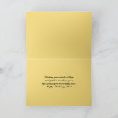 マイクハッピーバースデーサイヨルボーツアットサンセット カード (内部)