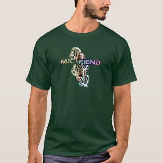 マイクヒップホップTシャツ Tシャツ (正面)