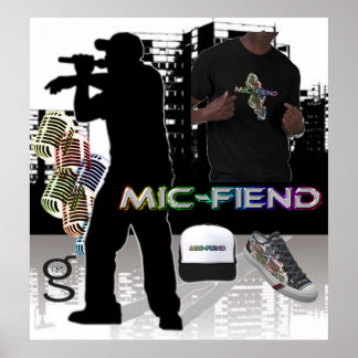 マイクフィエンドヒップホップポスターfrom I'm G Clothing ポスター