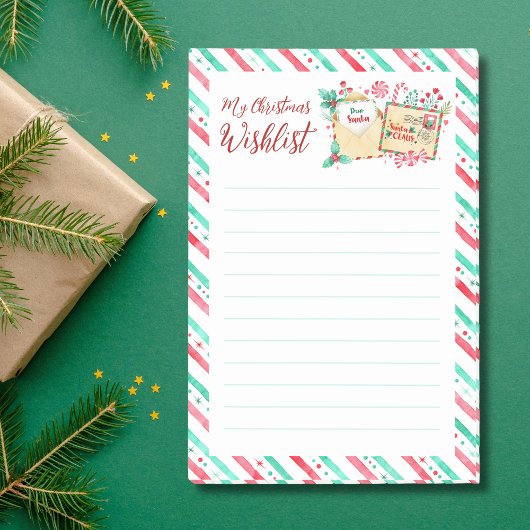 マイクリスマスウィッシュリス親愛トのサンタウォーター色 ポストイット