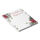 マイクリスマスショッピング一覧 ノートパッド (アングル)