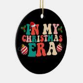 マイクリスマスシーズンにグルーヴィのホリデーシーズン セラミックオーナメント (右)