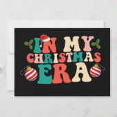 マイクリスマスシーズンにグルーヴィのホリデーシーズン 招待状 (正面)