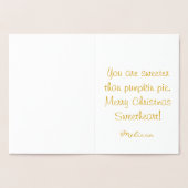 マイクリスマススイートハート 箔カード (内部)