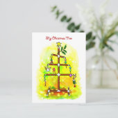 マイクリスマスツリー シーズンポストカード (スタンド正面)