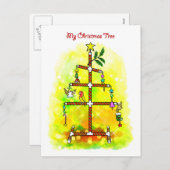 マイクリスマスツリー シーズンポストカード (正面/裏面)