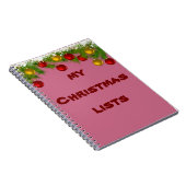 マイクリスマスリストのノート ノートブック (右側)