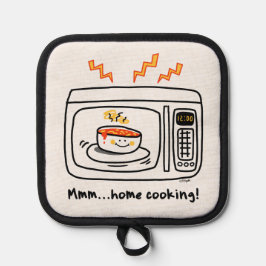 マイクロおもしろい波ホーム料理 鍋敷き