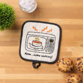 マイクロおもしろい波ホーム料理 鍋敷き (トップダウン)