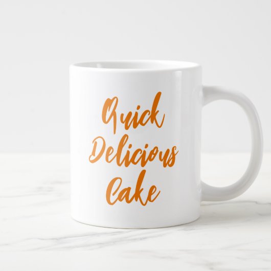 マイクロおもしろい波マグカップ(マグカップレシピの引用文ケーキ) ジャンボコーヒーマグカップ (右)