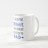 マイクロもし波リヒート戻しパパで見つかる コーヒーマグカップ (正面右)