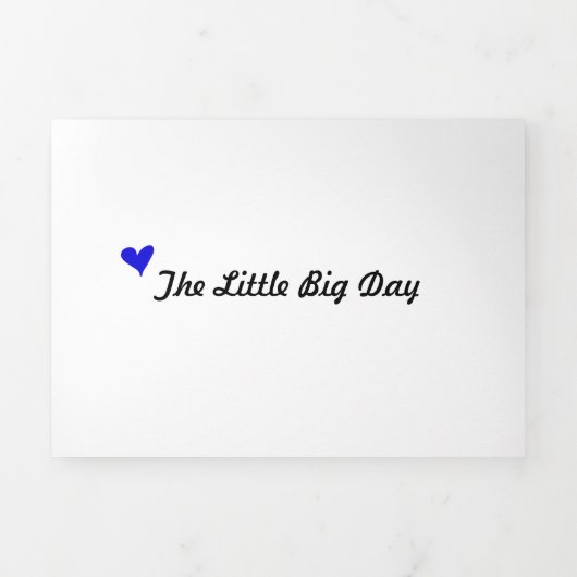 マイクロウェディング+日付コンボ3つ折り形式で保存 三つ折りプログラム (カバー)