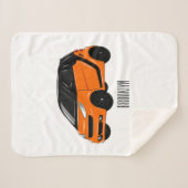 マイクロカー漫画イラストレーション シェルパブランケット (正面(横))