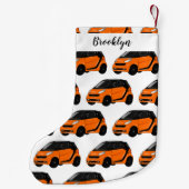 マイクロカー漫画イラストレーション スモールクリスマスストッキング (裏面)