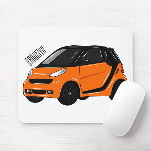 マイクロカー漫画イラストレーション マウスパッド (マウス)