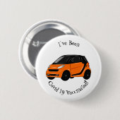 マイクロカー漫画イラストレーション 缶バッジ (正面&裏面)